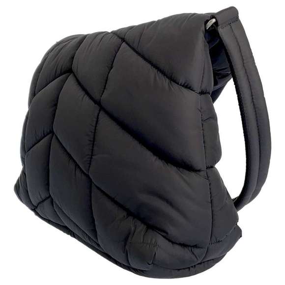 Saint Laurent Puffa Paris Bag Shoulder Nylon Quilted Black - Picture 1 of 7